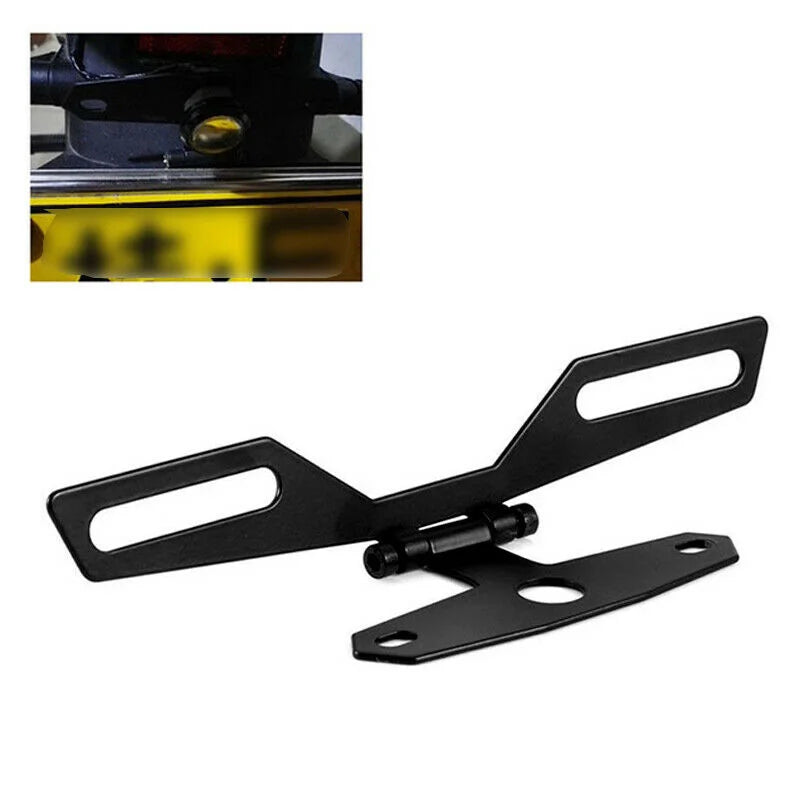 Motorcycle Flip Up License Plate Eliminator Bracket Adjustable Tail Light Holder Car Styling