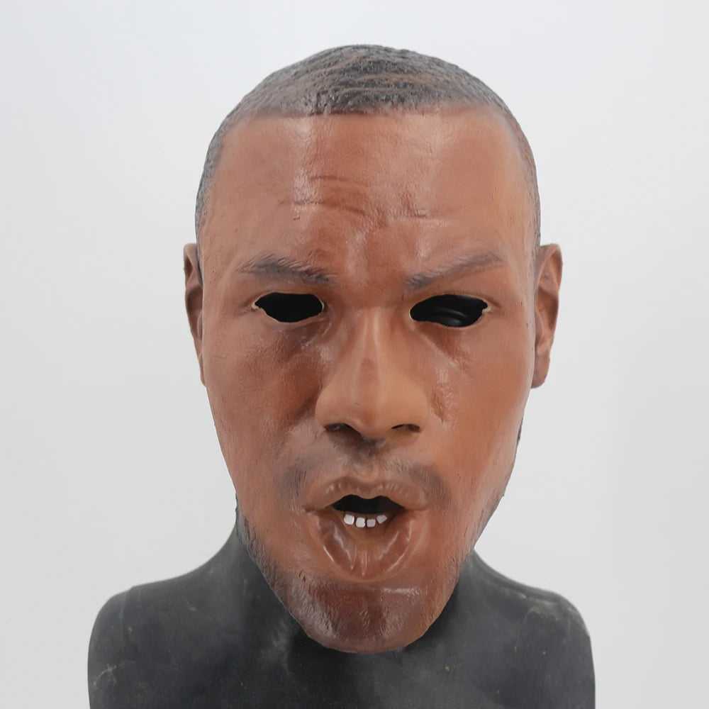 NEW Realistic Man Celebrity Mask Rubber Cosplay Realistic Male Latex Mask Headgear Cosplay Props