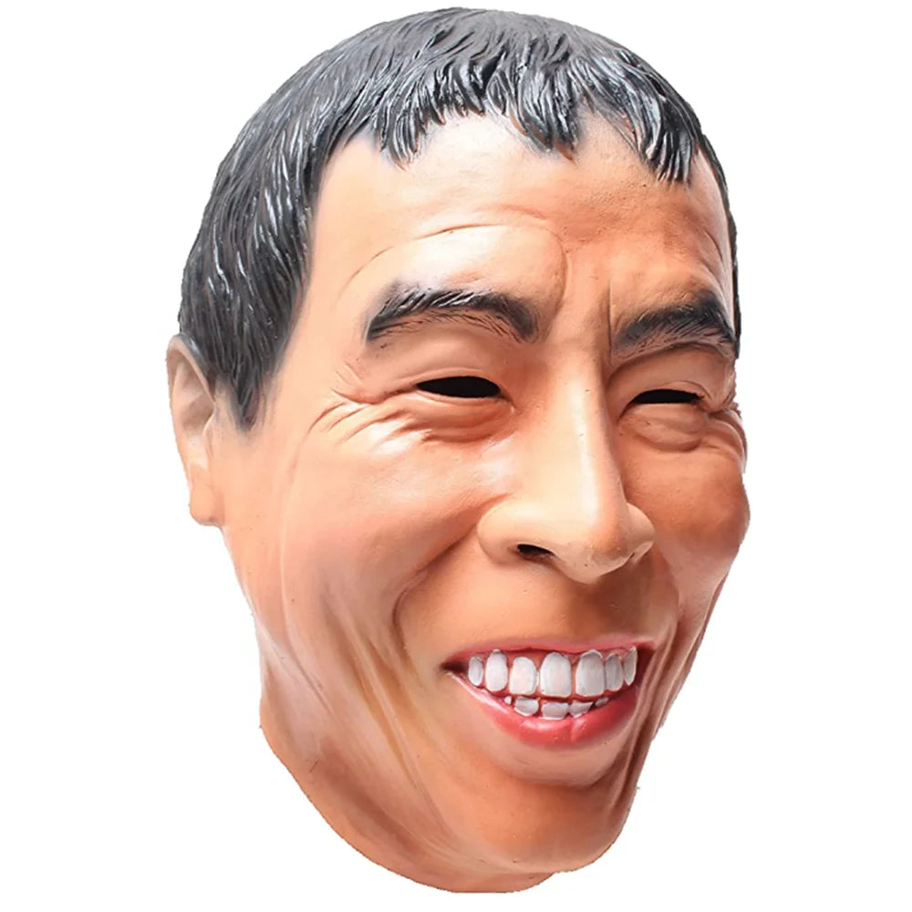 NEW Realistic Man Celebrity Mask Rubber Cosplay Realistic Male Latex Mask Headgear Cosplay Props