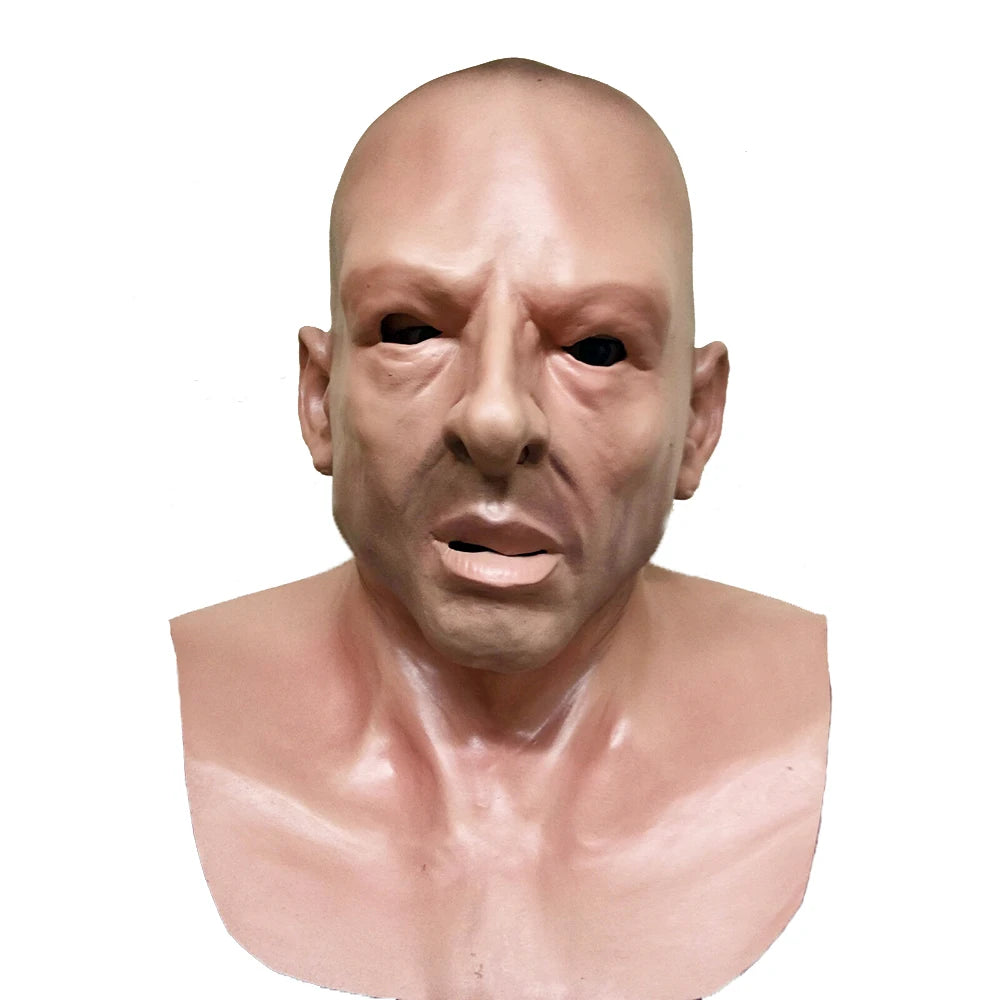 NEW Realistic Man Celebrity Mask Rubber Cosplay Realistic Male Latex Mask Headgear Cosplay Props