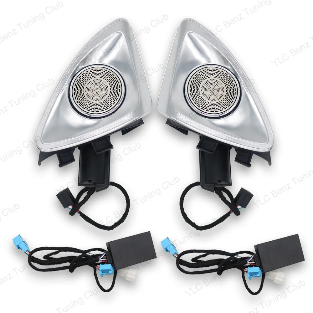 For Mercedes-Benz 4D Speaker E C S W213 W205 W222 W223 4D Rotating Tweeter Speaker Ambient Light