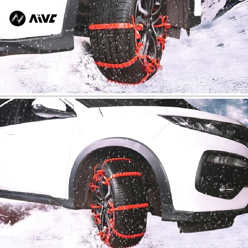 Anti Skid Snow Chains Car Winter Tire Wheels Chains Bad Terrain Wheels Anti-slip Tie Emergency Universal Lockout Artifact