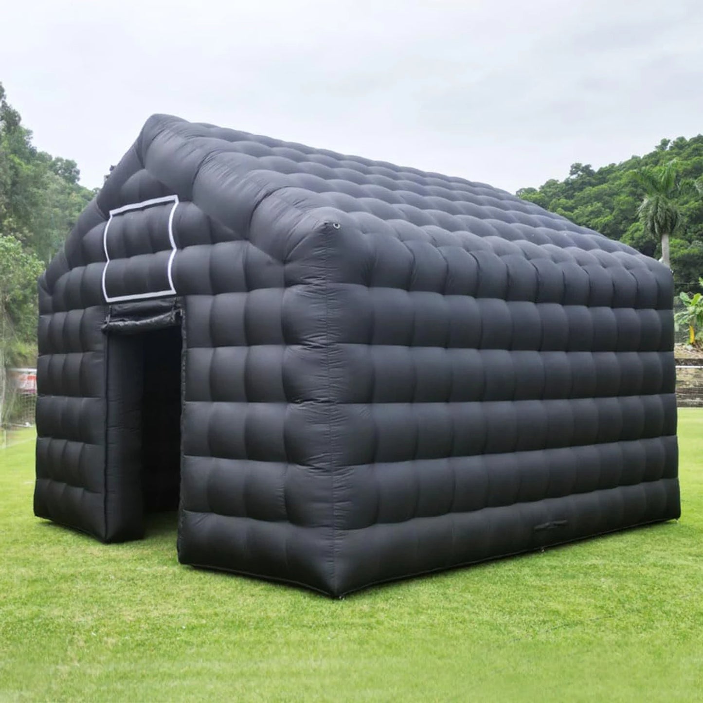 Outdoor Inflatable Night Club Party House Black Inflatable Cube Tent Large Mobile Nightclub Portable Disco Pavilion For Event