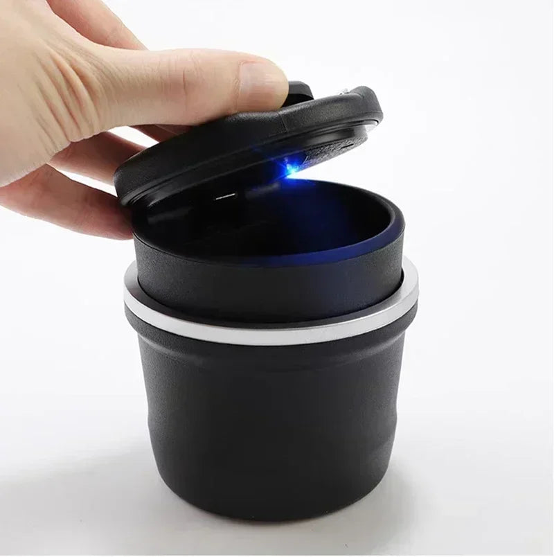 Portable Auto Car LED Cigarette Smoke Ashtray Holder For Lada VESTA Niva Kalina Priora Granta Largus Samara 2110 Tavria Estate