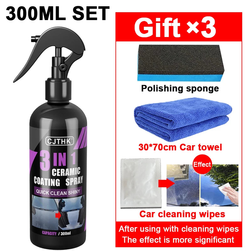 3 In 1 Car Ceramic Nano Coating Liquid Coatin Nano Crystal Hydrophobic Layer Polishing Paint Agent Car Polish Nanos Coatings