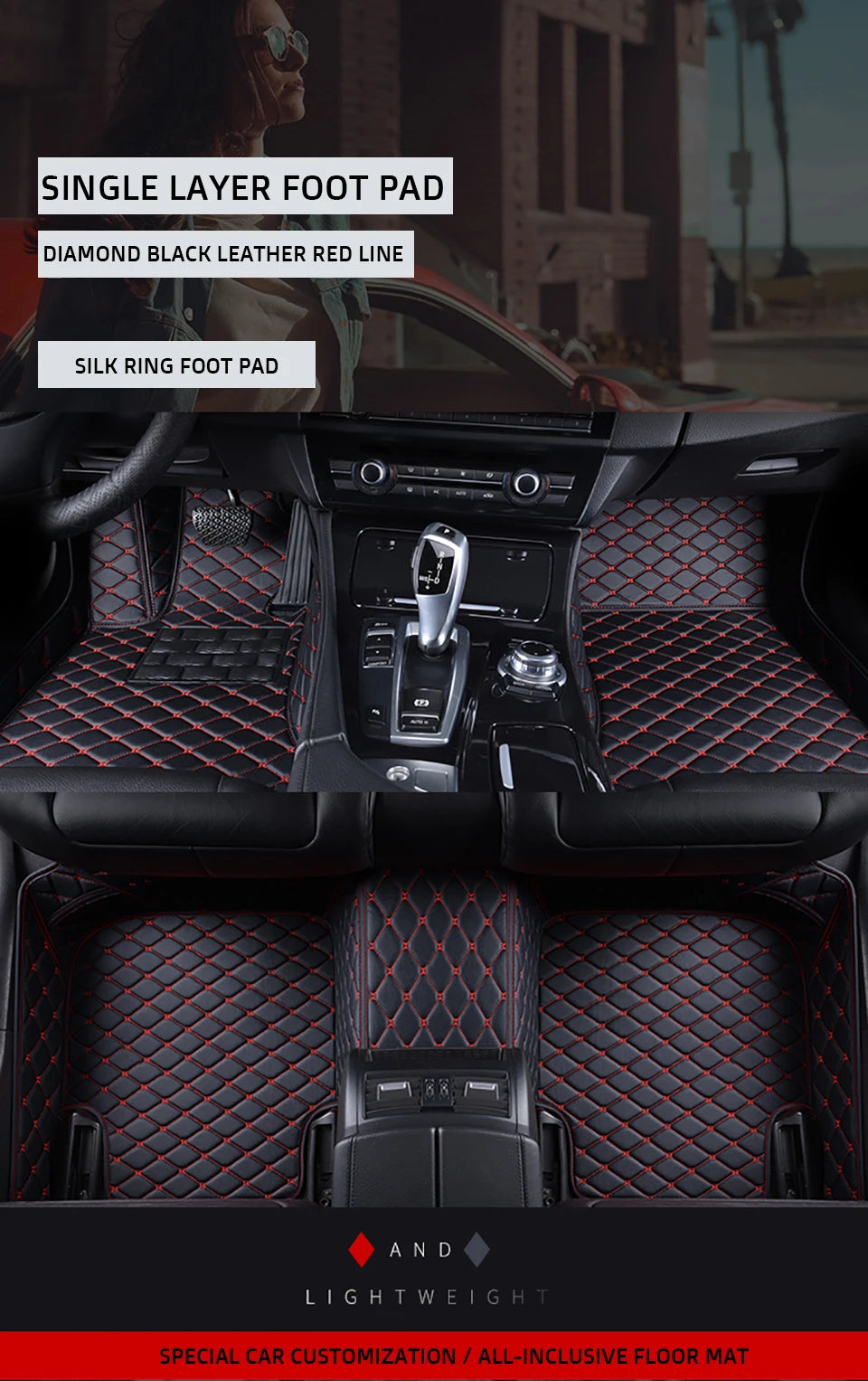 Custom Car Floor Mats For Audi A1 Auto Carpets Foot Coche Accessorie