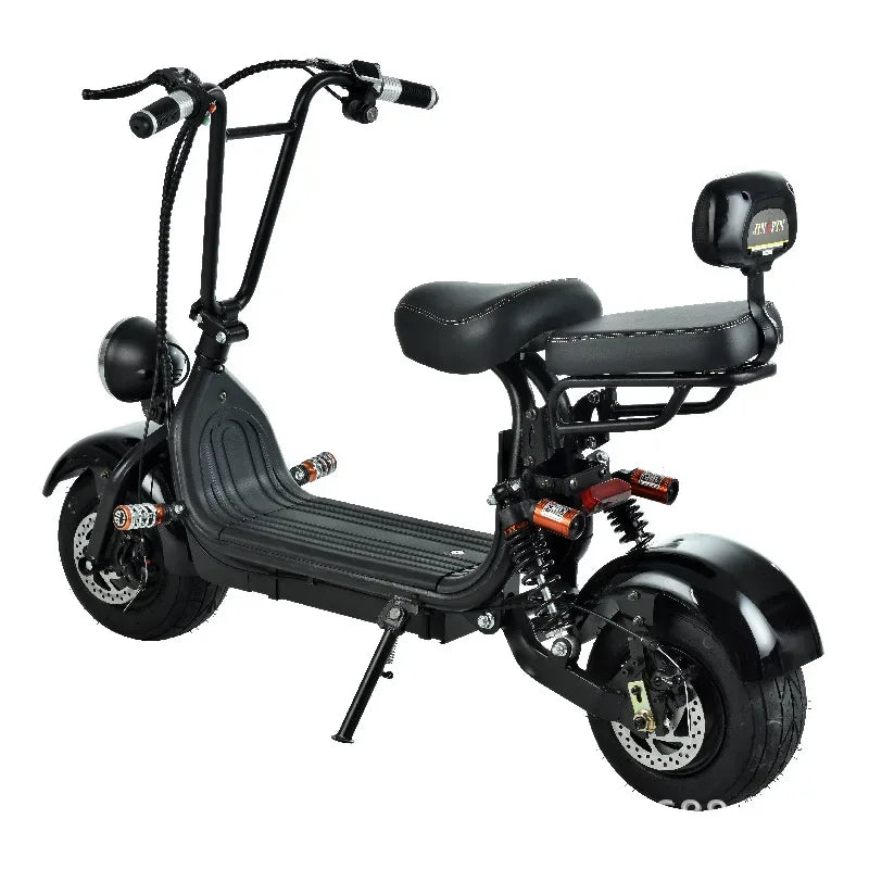 Domestic road-accessible electric scooter two-wheeled 48-volt battery car adult transportation lithium electric bicycle