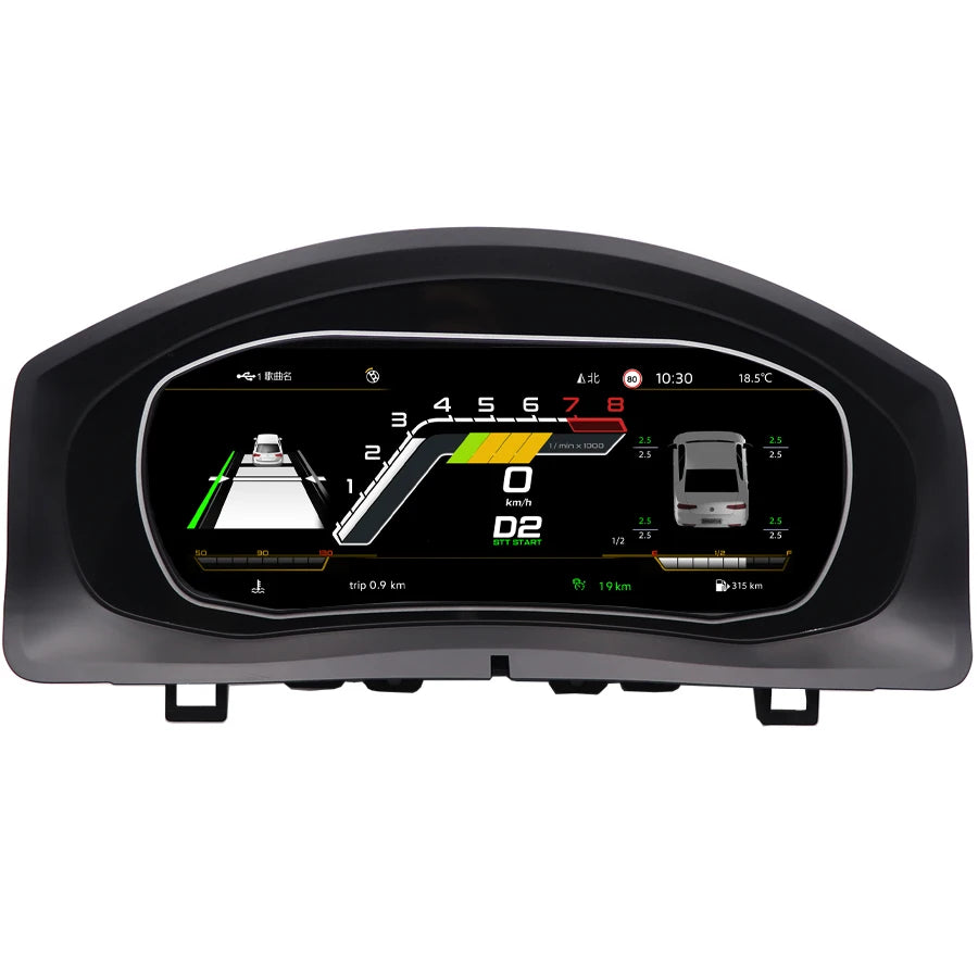 Digital Instrument Gauge Cluster For VW Golf 7 MK7 MK6 Passat B7 B8 CC Tiguan Jetta Scirocco T6 LCD Dashboard Panel Speedometer