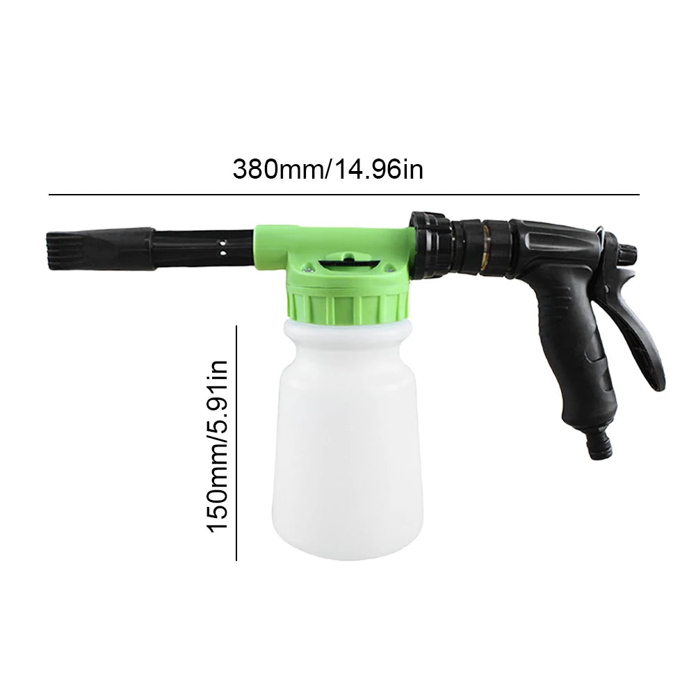 1L Car Washing Foam Gun Foam Gun Car Wash Sprayer ABS Snow Foam Gun Car Wash Soap Sprayer For Car RVs Boats Wash MaintenanceTool