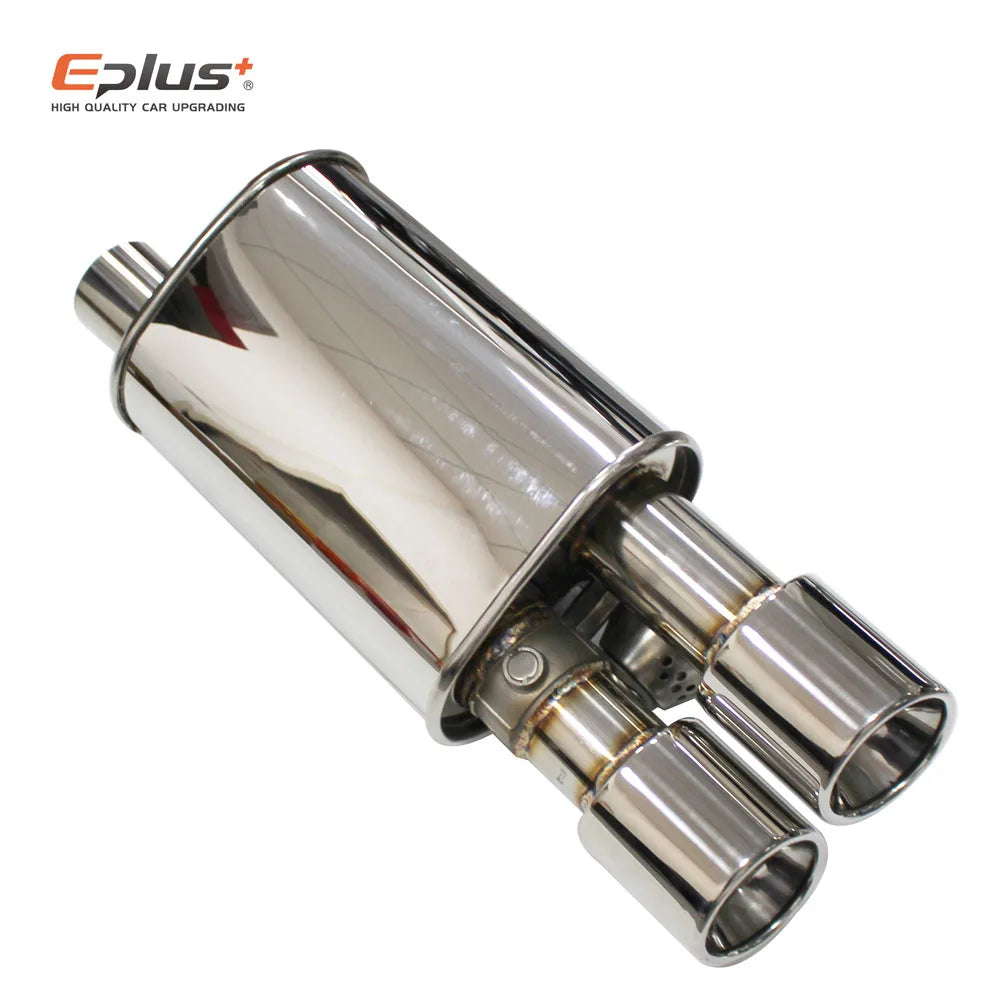 EPLUS 1 to 2pcs Car Exhaust System Vacuum Valve Control Exhaust Pipe Kit Variable Silencer Stainless Universal 51 63 76 MM