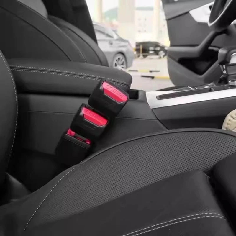 1Pc/2Pcs Car Seat Belt Clip Extender Safety Seatbelt Lock Buckle Plug Thick Insert Socket Extender Safety Buckle Car Accessories