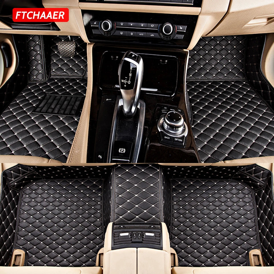 FTCHAAER Custom Car Floor Mats For Audi A3 S3 Saloon Limousine 2013-2023 Sedan Auto Carpets Foot Coche Accessorie