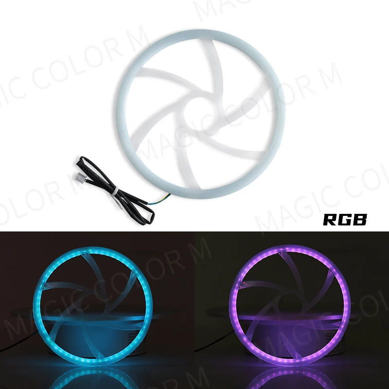 Car Ambient Light Accessories Acrylic Strips 110cm 90cm 75cm 35cm 20cm Full Colors RGB Car Interior Bluetooth App Control