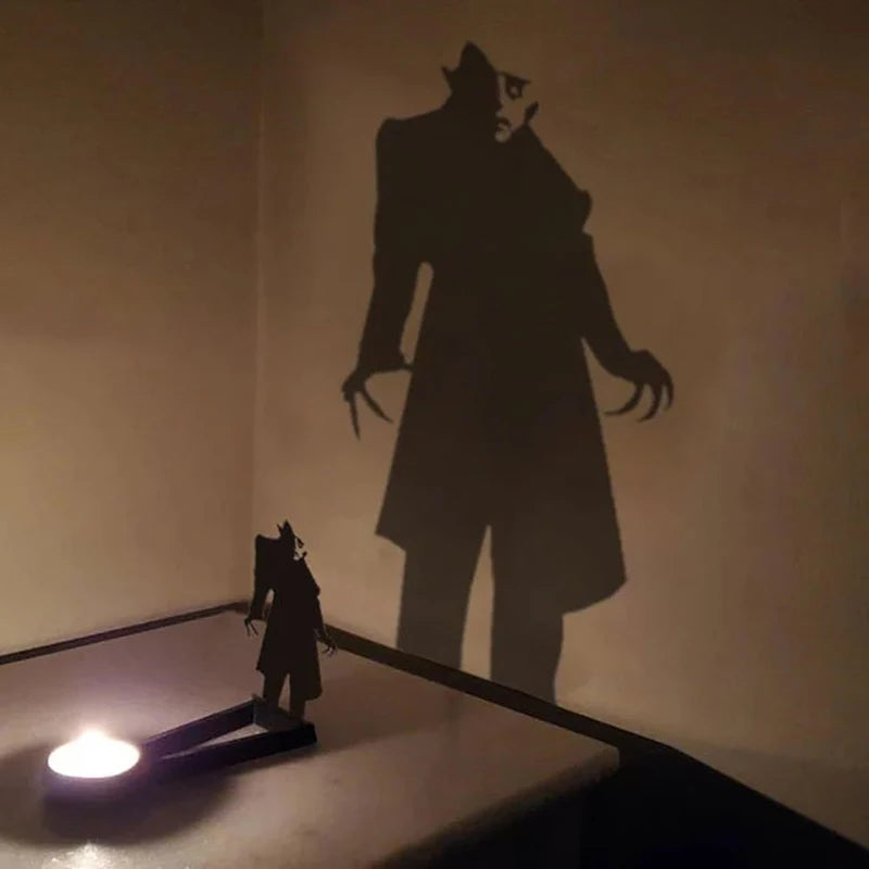 Nosferatu Candle Holder Nosferatu Candle Shadow Tealight Shadow Caster Halloween Horror Candle Holder Decor Party Horror Decor