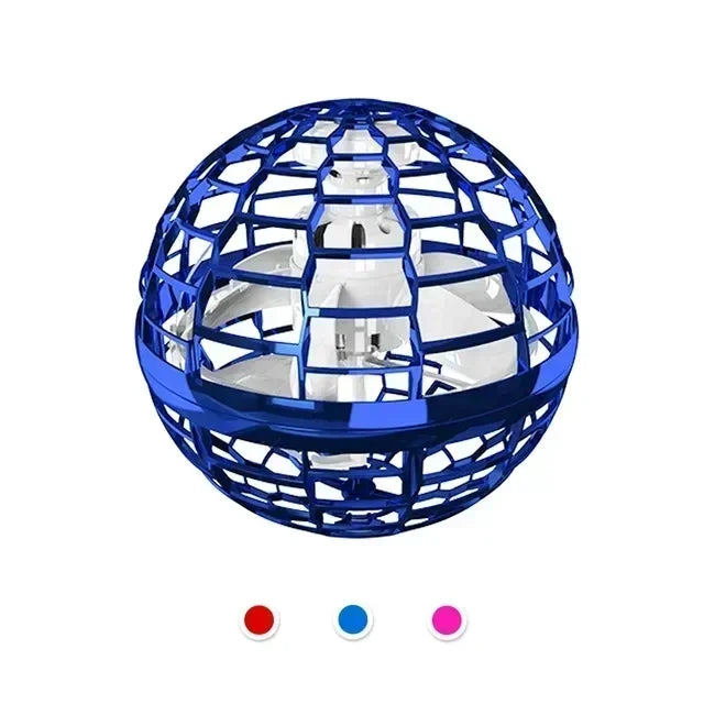 New Flying Mini Spinner LED UFO Type Flying Helicopter Spinner  Fingertip Upgrade Flight Gyro Drone Aircraft Toy Adult Kids Gift