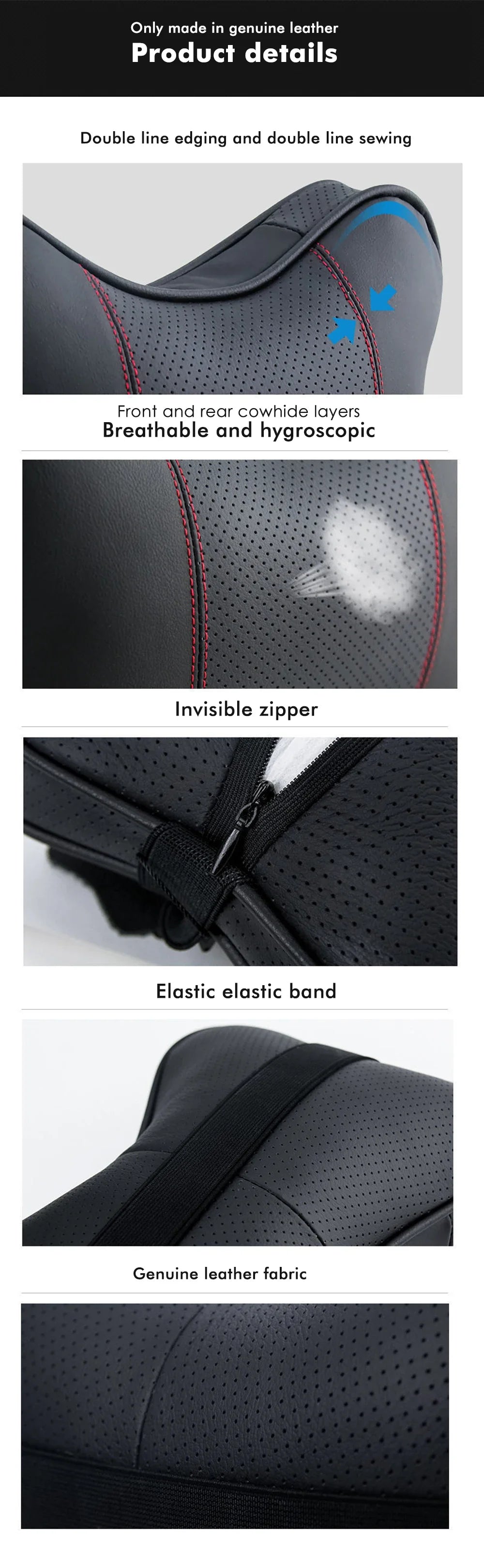 Car Seat Headrest Restraint Auto Safety Head Neck Rest Relax Pillow Cushion Pad Breathable Mesh Universal Car Seat Neck Pillow