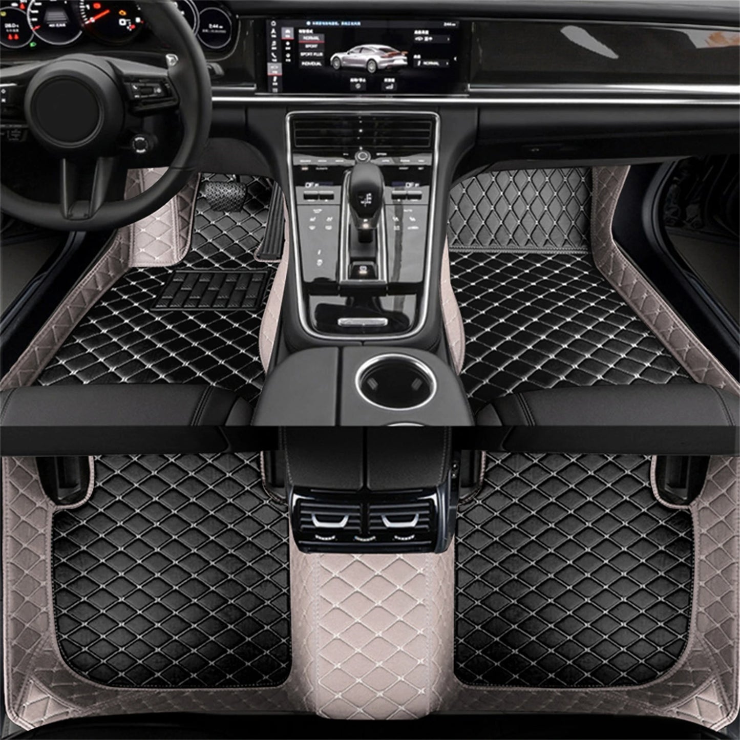 Custom Car Floor Mat for BMW 3 Series E36 1990-2000 E46 E90 E92 Coupe E93 Interior Accessories Carpet Artificial Leather