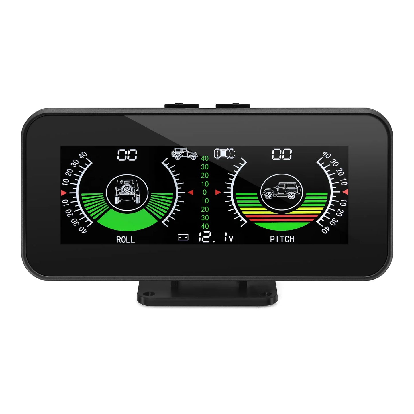 2023 New X91 TPMS Smart Slope Meter 4 in 1 GPS TPMS Tire Monitor Inclinometer Gague Tire temperature Overspeed reminder