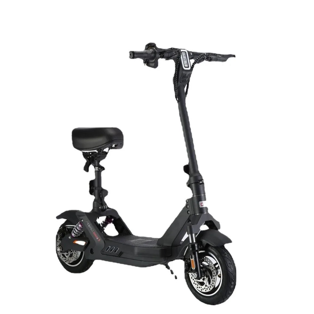 Electric scooter lithium battery foldable electric bicycle with seat small mini pedal electric scooter