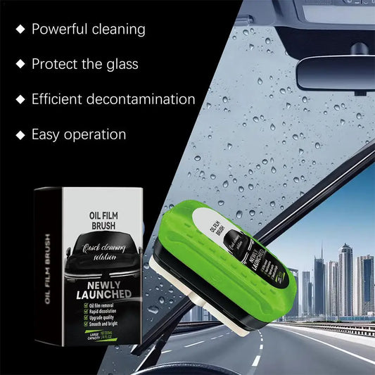 180ml Auto Windshield Anti-rain Anti-fog Oil Film Coating Agent Car Window Rearview Mirror Cleaning And Maintenance Brush Tools