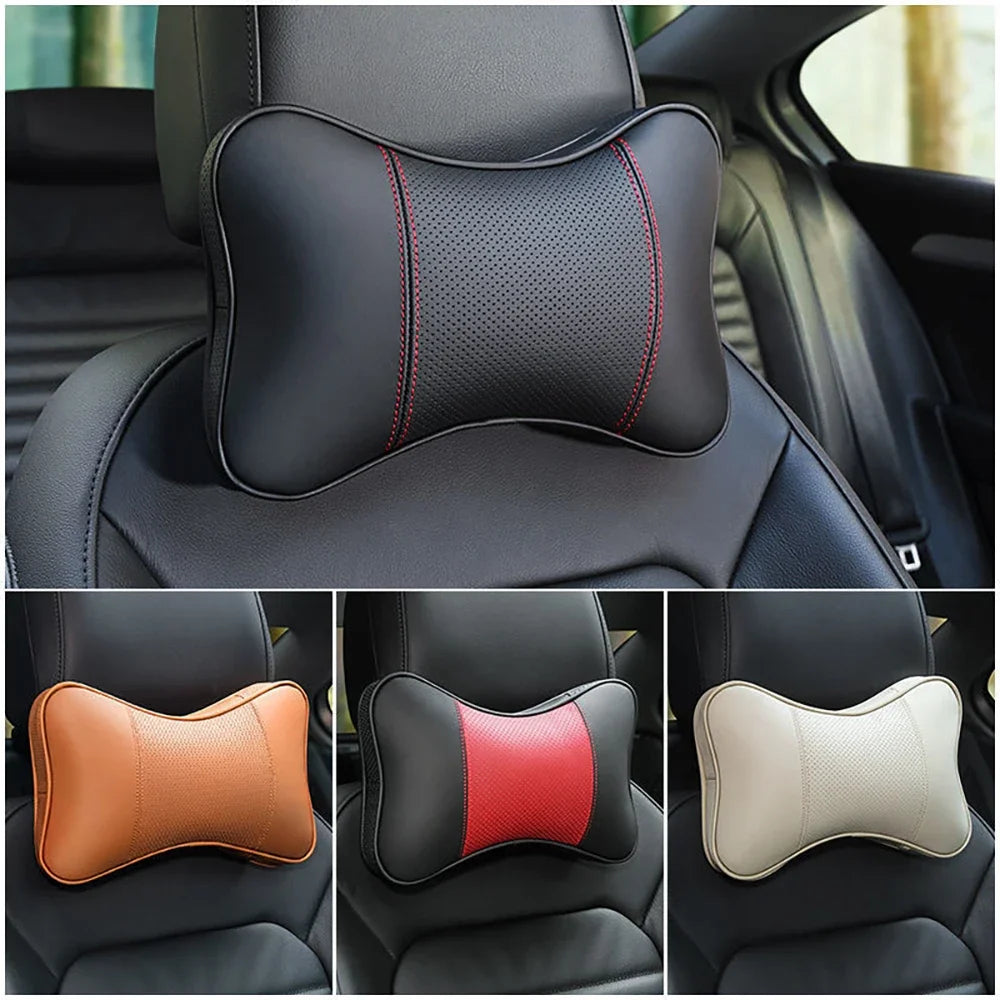 Car Seat Headrest Restraint Auto Safety Head Neck Rest Relax Pillow Cushion Pad Breathable Mesh Universal Car Seat Neck Pillow