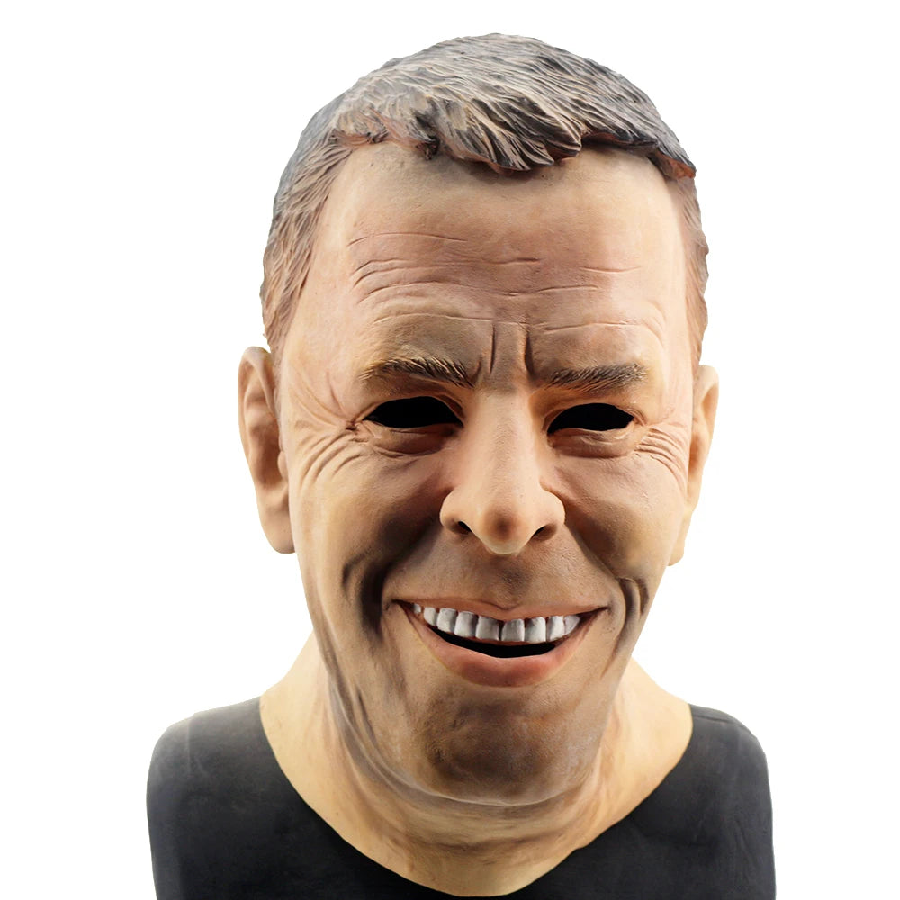 NEW Realistic Man Celebrity Mask Rubber Cosplay Realistic Male Latex Mask Headgear Cosplay Props