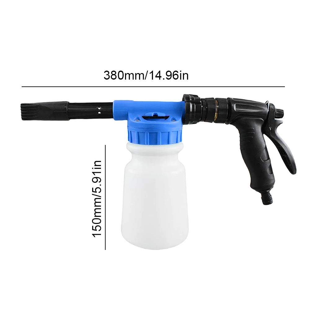 1L Car Washing Foam Gun Foam Gun Car Wash Sprayer ABS Snow Foam Gun Car Wash Soap Sprayer For Car RVs Boats Wash MaintenanceTool