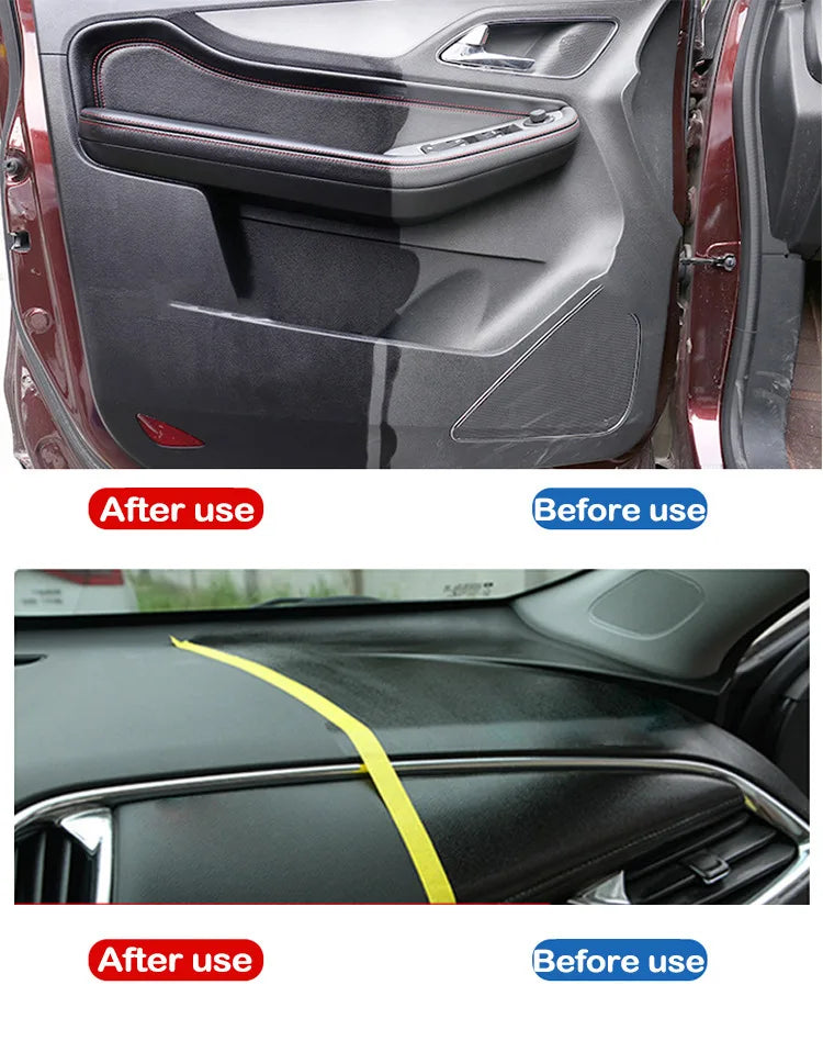 Car Plastic Restorer Coating Agent Auto Plastic Rubber Exterior Repair Clean Refresh Restoration Agent Black Shine Seal Brighten