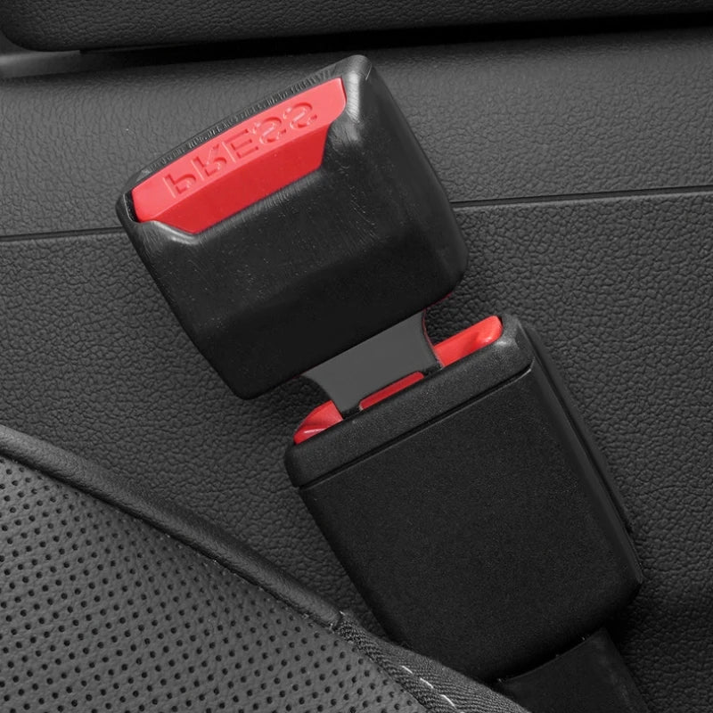 1Pc/2Pcs Car Seat Belt Clip Extender Safety Seatbelt Lock Buckle Plug Thick Insert Socket Extender Safety Buckle Car Accessories