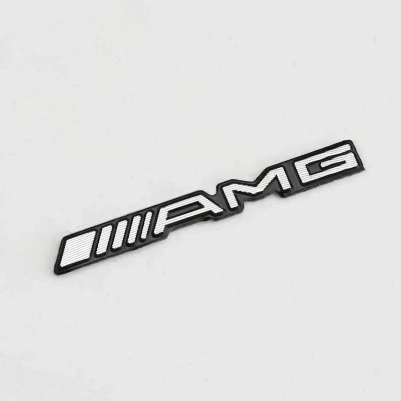 1pcs Letter Emblem Badge for Mercedes Benz AMG Interior Center Console Fob Logo Car Styling Accessory 3D Sticker for C GLK GLA