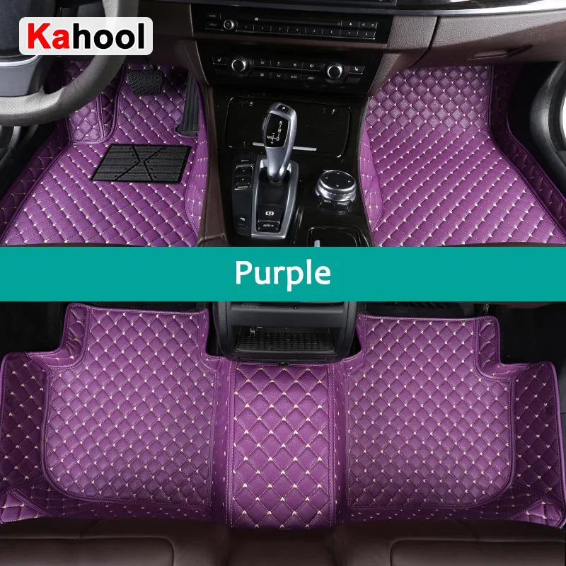 Custom Car Floor Mats For Audi A4 Saloon B8 B9 Auto Carpets Foot Coche Accessorie