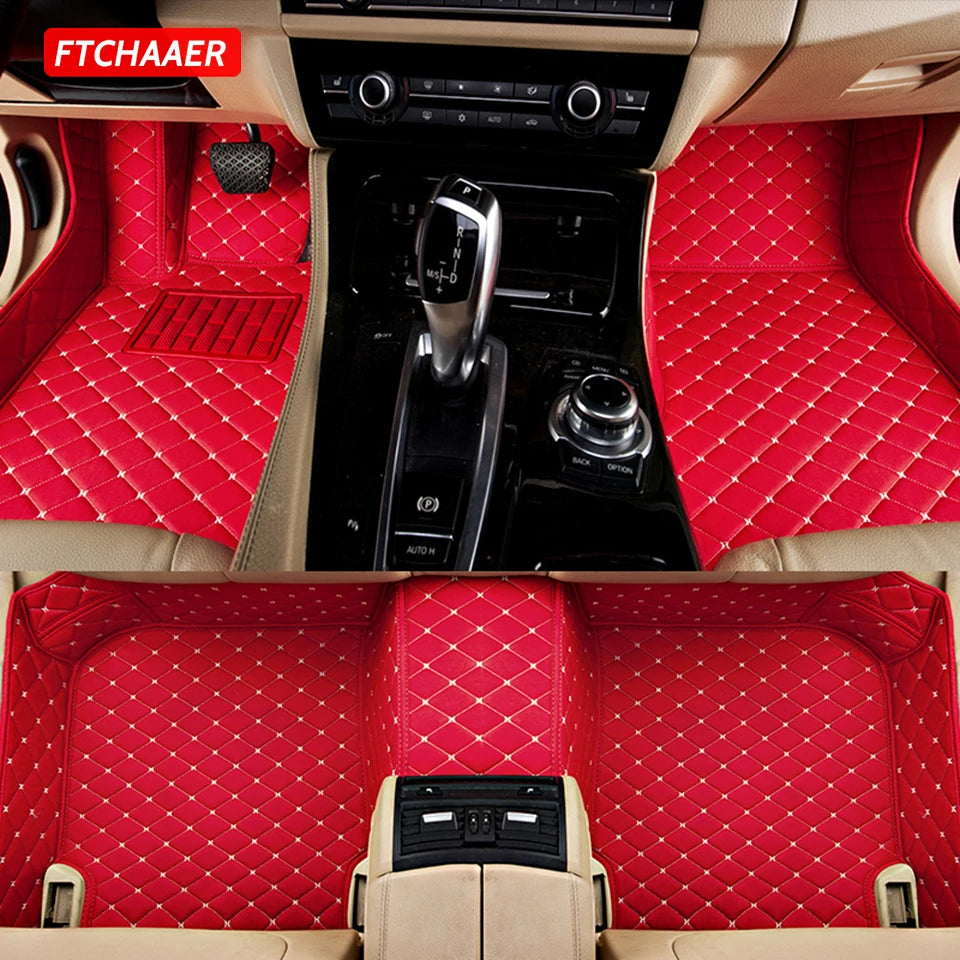 FTCHAAER Custom Car Floor Mats For Audi A3 S3 Saloon Limousine 2013-2023 Sedan Auto Carpets Foot Coche Accessorie