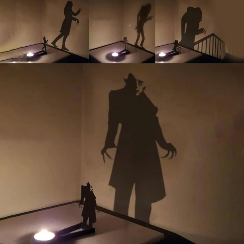 Nosferatu Candle Holder Nosferatu Candle Shadow Tealight Shadow Caster Halloween Horror Candle Holder Decor Party Horror Decor