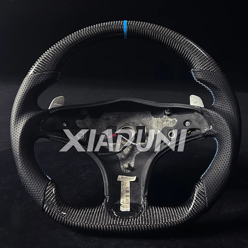 Fit For Benz Mercedes C63 E63 AMG W203 W204 2008 - 2011 Carbon Fiber Steering Wheel