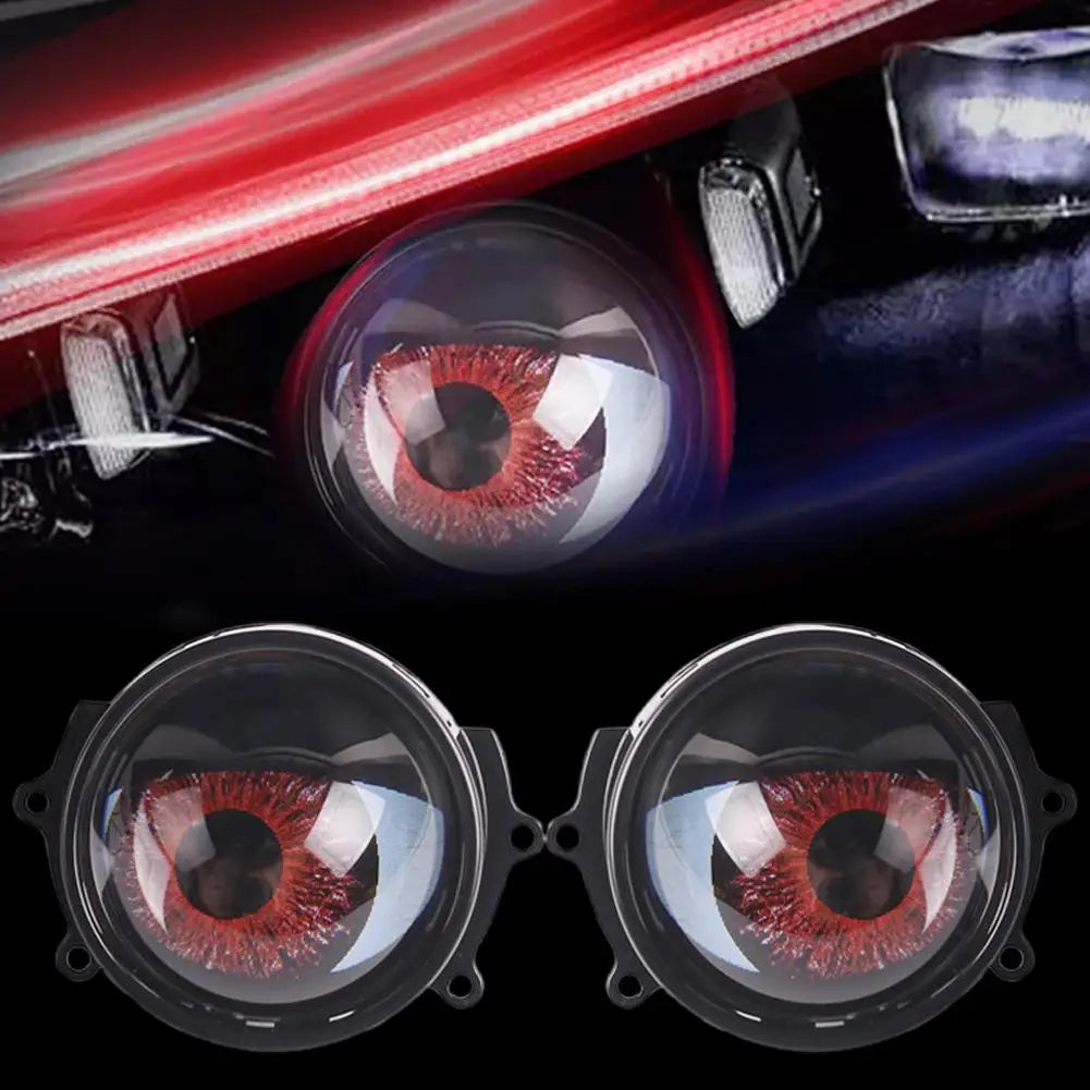 Car Devil  Eye LED Headlight 6 Low Light Modes Control The Atmosphere In The Car Universal Motorcycle Lens Headlight