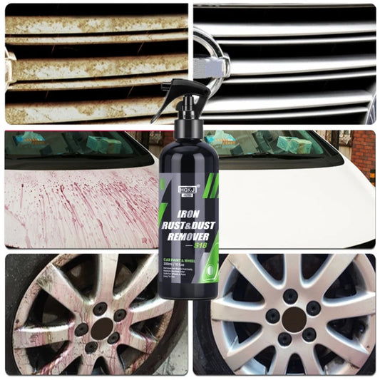 Rust Remover HGKJ Auto Detail Chemical Cleaner Removes Rust From Car Paint Grille Wheels Brake Discs Door Handles