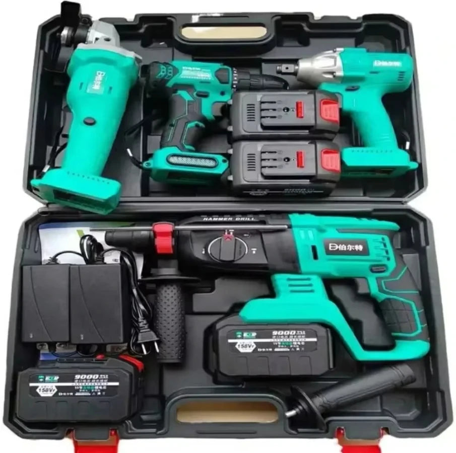 Low Price 4 Pieces Brushiess Electrlc Hammer 2800 Peak Watt Super Quiet & Lightweight, Gas Powered,