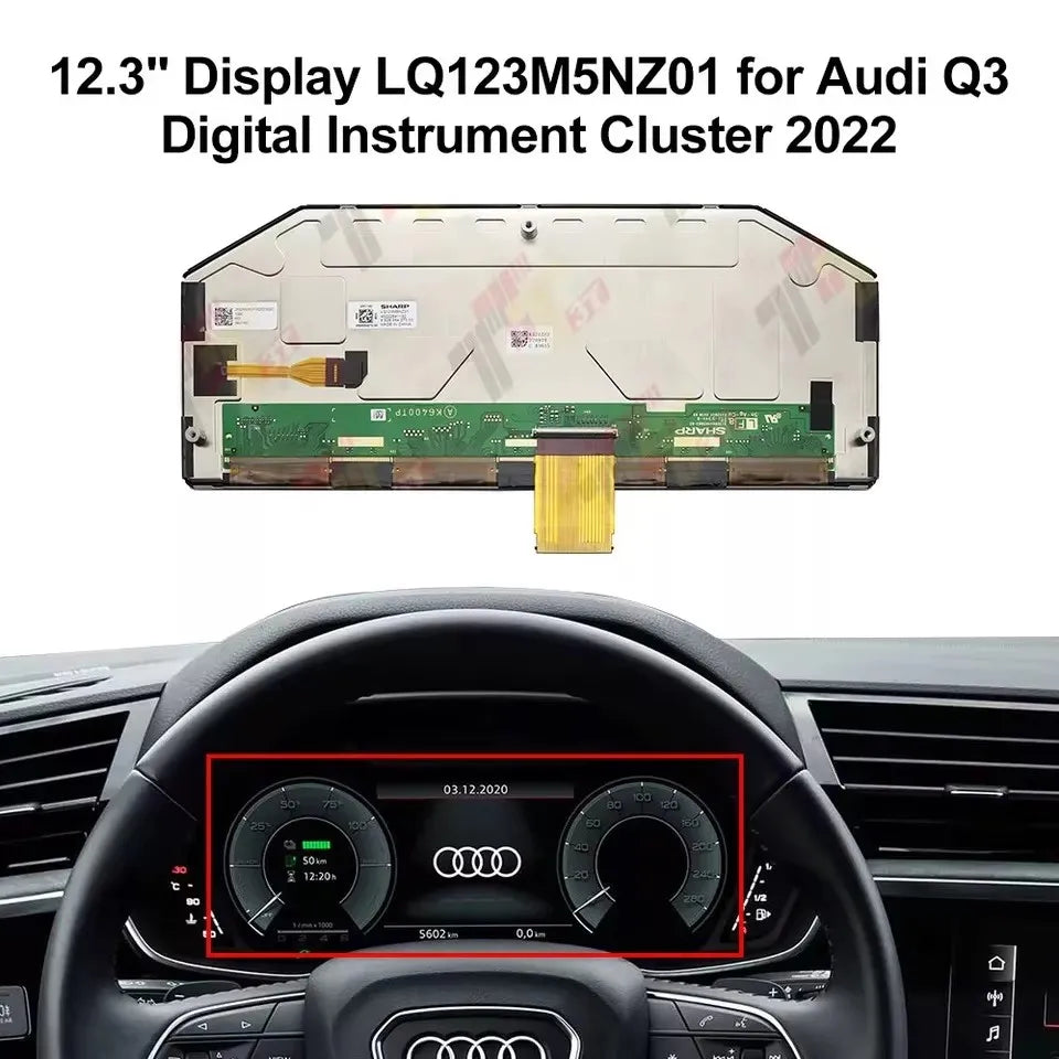 12.3" Display for Audi A6 Q3 Q7 Q8 Digital Virtual Cockpit