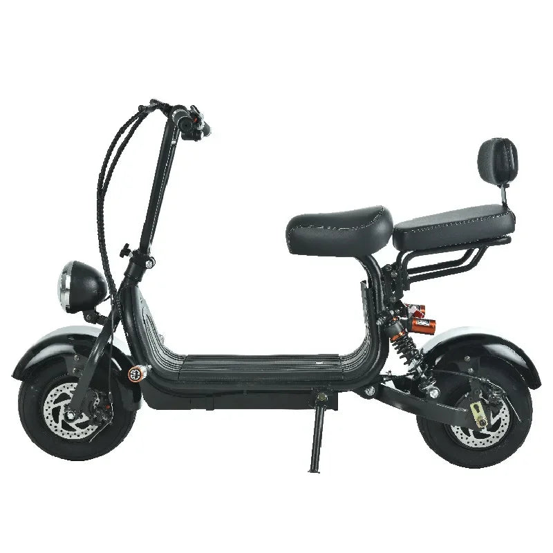 Domestic road-accessible electric scooter two-wheeled 48-volt battery car adult transportation lithium electric bicycle