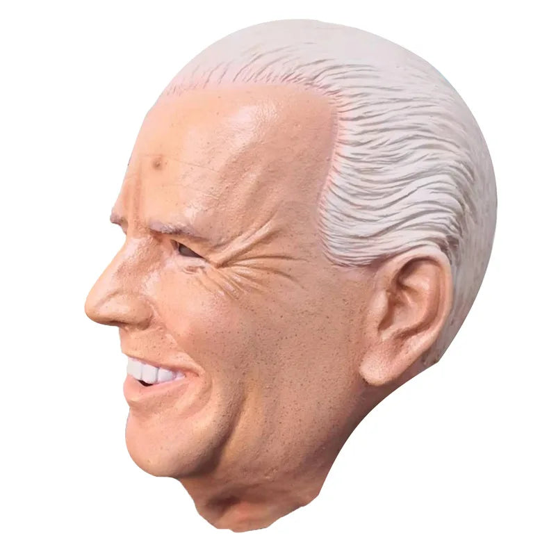 Halloween Latex Head Mask Joe Biden Novelty Old Man Cosplay Masquerade Costume Props