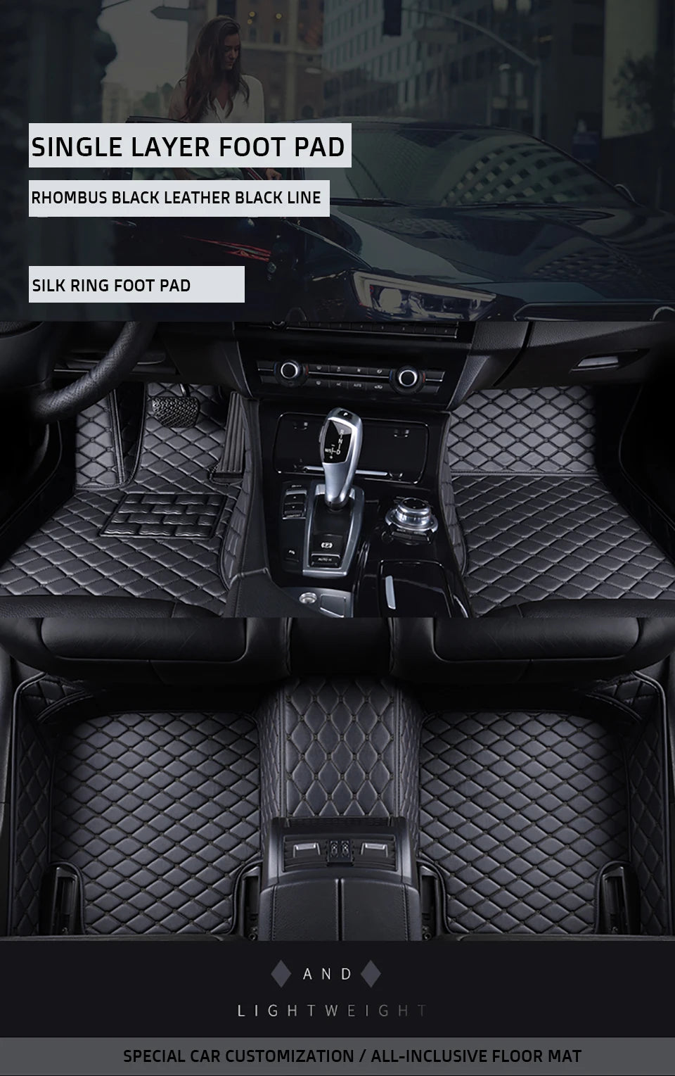 Custom Car Floor Mats For Audi A1 Auto Carpets Foot Coche Accessorie