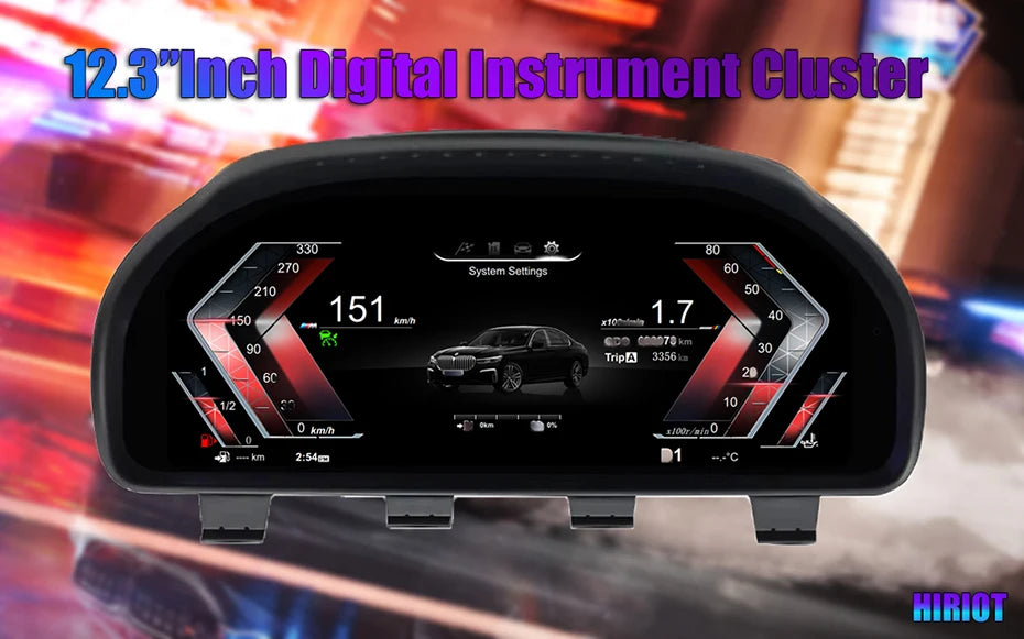 12.3''Digital Cockpit Instrument Cluster For BMW F01 F02 F06 F07 F10 F11 F12 F15 F16 F25 F26 X3/X4/X5/X6 Dashboard Speedometer