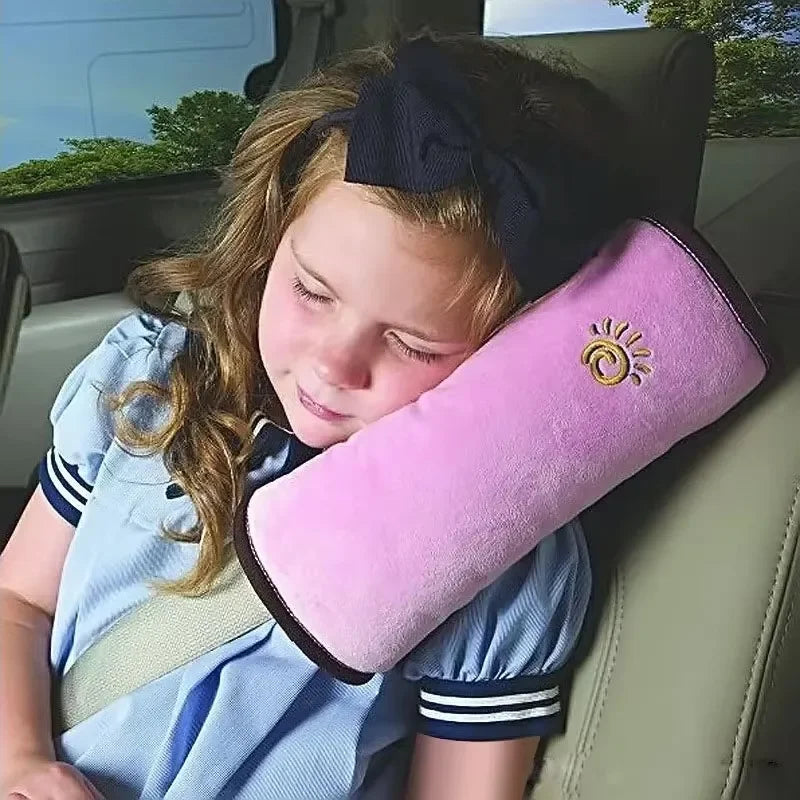 Baby Travel Sleep Positioner Protect Auto seatbelt Adjust Plush Cushion Shoulder Car Safety Belts Pillows cover for Kid Children