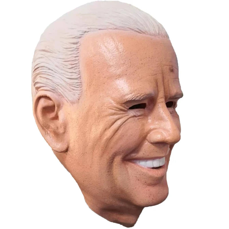 Halloween Latex Head Mask Joe Biden Novelty Old Man Cosplay Masquerade Costume Props