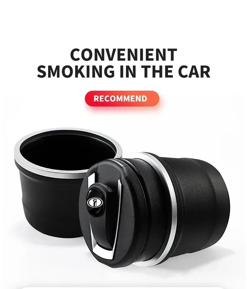 Portable Auto Car LED Cigarette Smoke Ashtray Holder For Lada VESTA Niva Kalina Priora Granta Largus Samara 2110 Tavria Estate