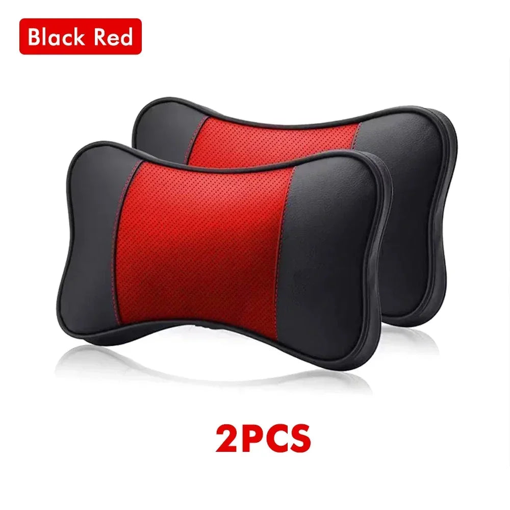 Car Seat Headrest Restraint Auto Safety Head Neck Rest Relax Pillow Cushion Pad Breathable Mesh Universal Car Seat Neck Pillow