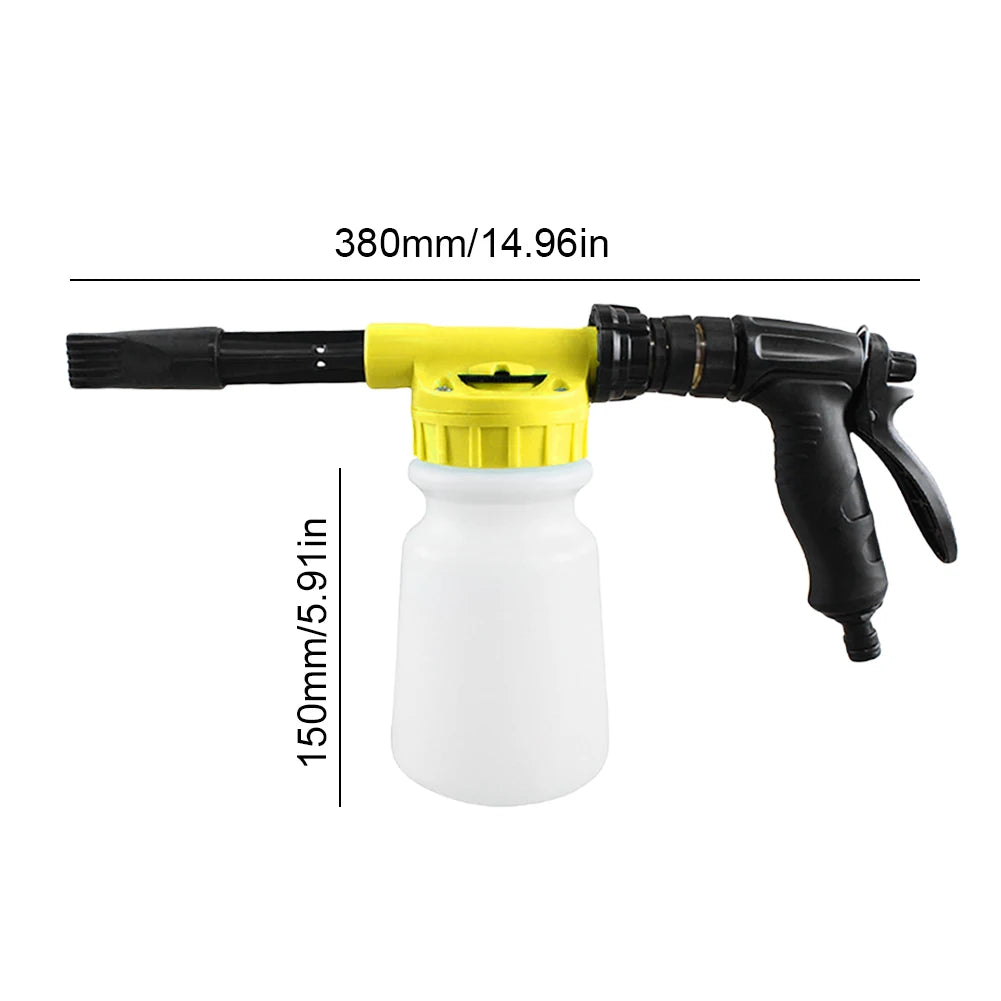 1L Car Washing Foam Gun Foam Gun Car Wash Sprayer ABS Snow Foam Gun Car Wash Soap Sprayer For Car RVs Boats Wash MaintenanceTool