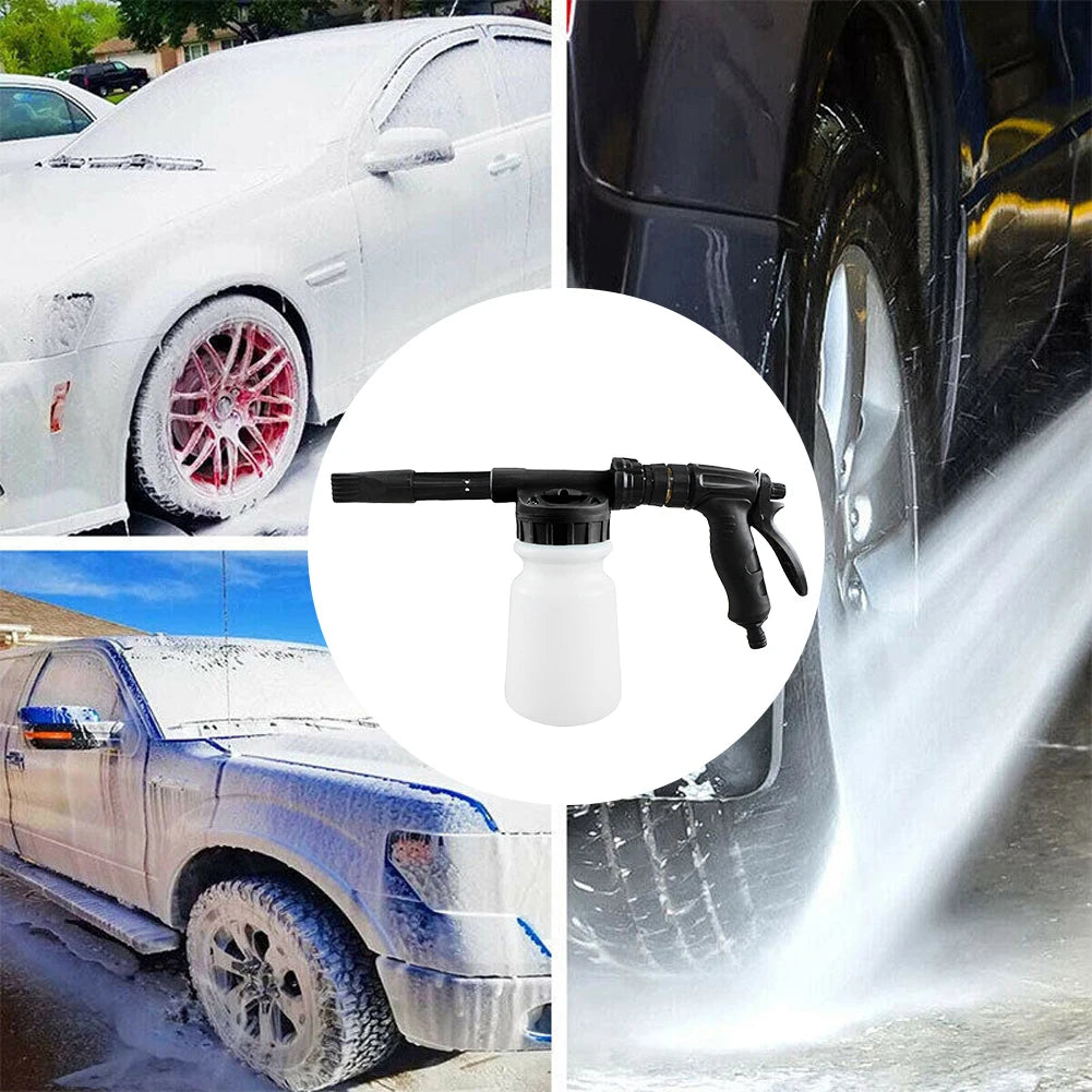 1L Car Washing Foam Gun Foam Gun Car Wash Sprayer ABS Snow Foam Gun Car Wash Soap Sprayer For Car RVs Boats Wash MaintenanceTool