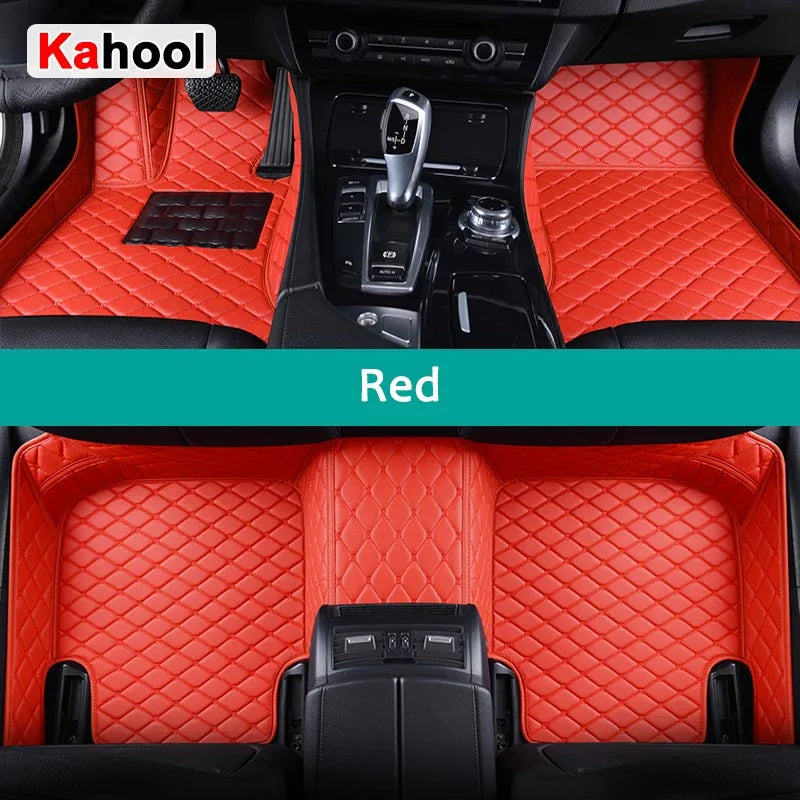 Custom Car Floor Mats For Audi A4 Saloon B8 B9 Auto Carpets Foot Coche Accessorie