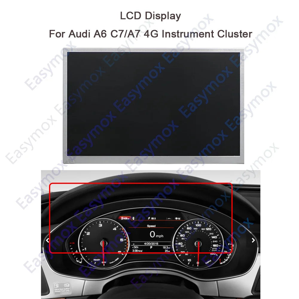 LCD Display For Audi A7 4G 2012-2018 Instrument Cluster Cockpit Dashboard 4G8-920-983-E